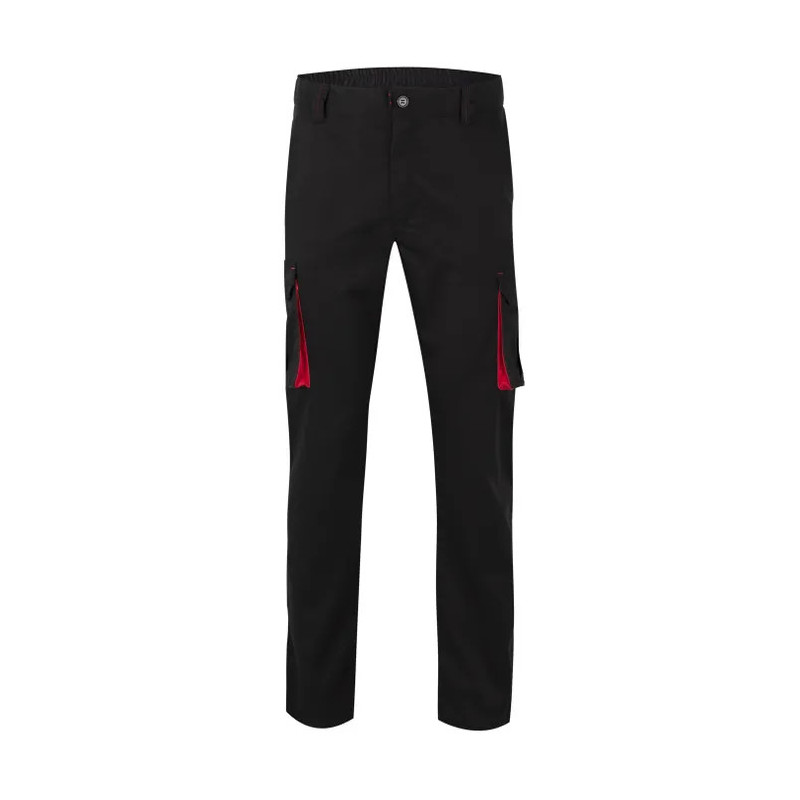 PANTALONI STRETCH BICOLORE