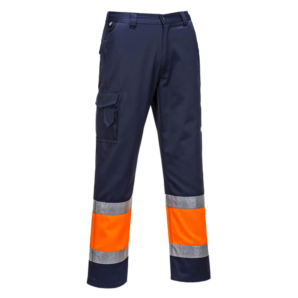 E049 - Pantalone Combat Bicolore Hi-Vis