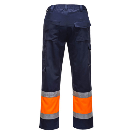 E049 - Pantalone Combat Bicolore Hi-Vis