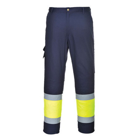 E049 - Pantalone Combat Bicolore Hi-Vis